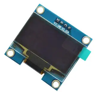 1,3-дюймовый синий OLED-дисплей модуль экрана SSH1106 совместимый SSD1306 128 * 64 4-контактный интерфейс IIC I2C