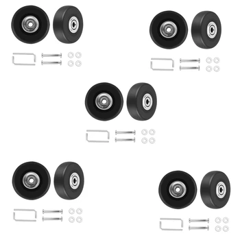10 Комплектов багажа Запасные колеса для чемодана Оси Роскошный Инструмент для ремонта Диаметром 50 мм