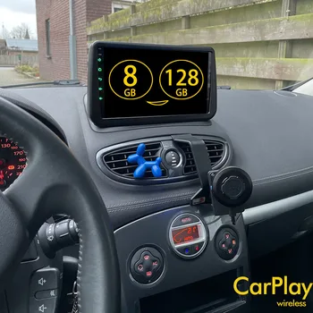 128 ГБ ROM Android 13 Радио 2Din Для Renault Clio 3 Clio3 2006 + Навигация GPS Сенсорный Экран Стерео Автомобильный Мультимедийный Видеоплеер
