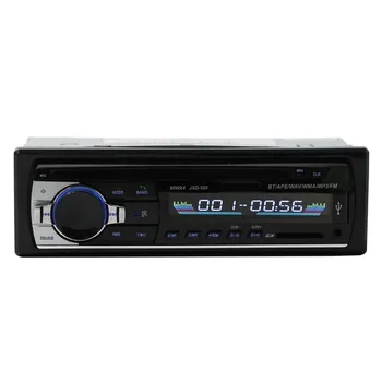 12V JSD-520 Автомобильный Радиоприемник Bluetooth 1 din Автомобильный Стереоплеер AUX-IN MP3 FM-радио Пульт Дистанционного Управления для телефона Car Audio