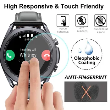 HD Прозрачный защитный чехол для Samsung Galaxy watch 3, 45-миллиметровая защитная пленка для экрана, без пузырьков, аксессуары для защиты от царапин