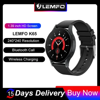 LEMFO Smart Watch 2023 Bluetooth Call Smartwatch Мужской спортивный фитнес-браслет для Android IOS 1,39 дюйма BT5.3 С беспроводной зарядкой