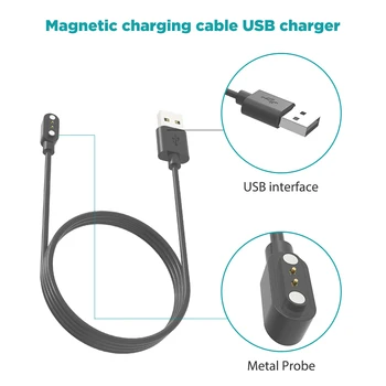 USB-зарядное устройство для часов, магнитный кабель для зарядки, регулятор 5V 1A, аксессуары для смарт-часов Xiaom Haylou RS4 Plus