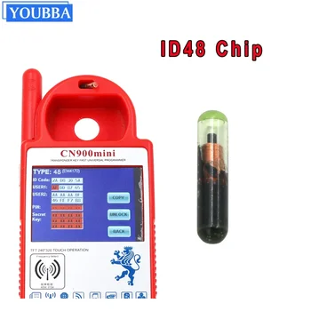 YOUBBA 1шт ID48 ID 48 Стеклянный чип-транспондер Высокого качества, ключевой чип-транспондер id48 crypto chip