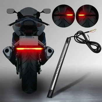 Гибкая светодиодная лента для мотоцикла с автоматическим задним тормозом, указателем поворота, 48 светодиодов, аксессуары для велосипедов