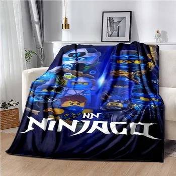 Одеяло Ninjago, детское Тонкое Одеяло, для Дивана-кровати, Автомобиля, Гостиной, Спальни, Decke, couverture,одеяло, frazada