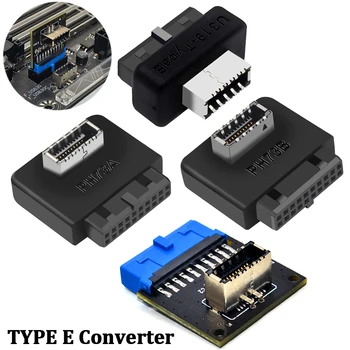 Разъем USB 3.1 / 3.0 на передней панели с 19-контактным преобразователем в TYPE-E с 20-контактным преобразователем, адаптер-удлинитель USB-разъема для материнской платы ПК